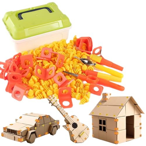 Découpeur carton sécurisé et kit outils de construction pour s'amuser