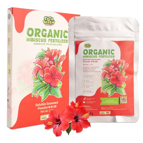 Fertilizante orgánico de polvo de algas para hibisco 2oz
