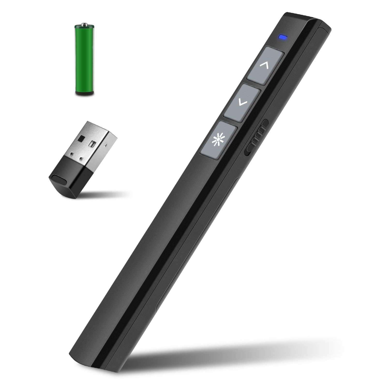 Pointeur du Présentateur sans Fil 2.4 GHz Clicker Powerpoint pour Enseignement Bureau