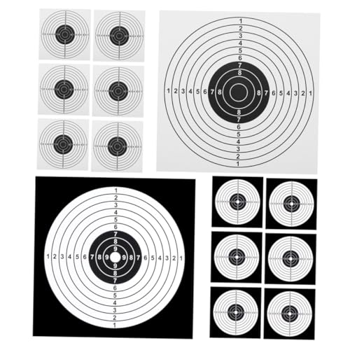 BRIGHTFUFU Target Paper 200pcs Target Shooting Sules Paper Targets Lightweight Foldable