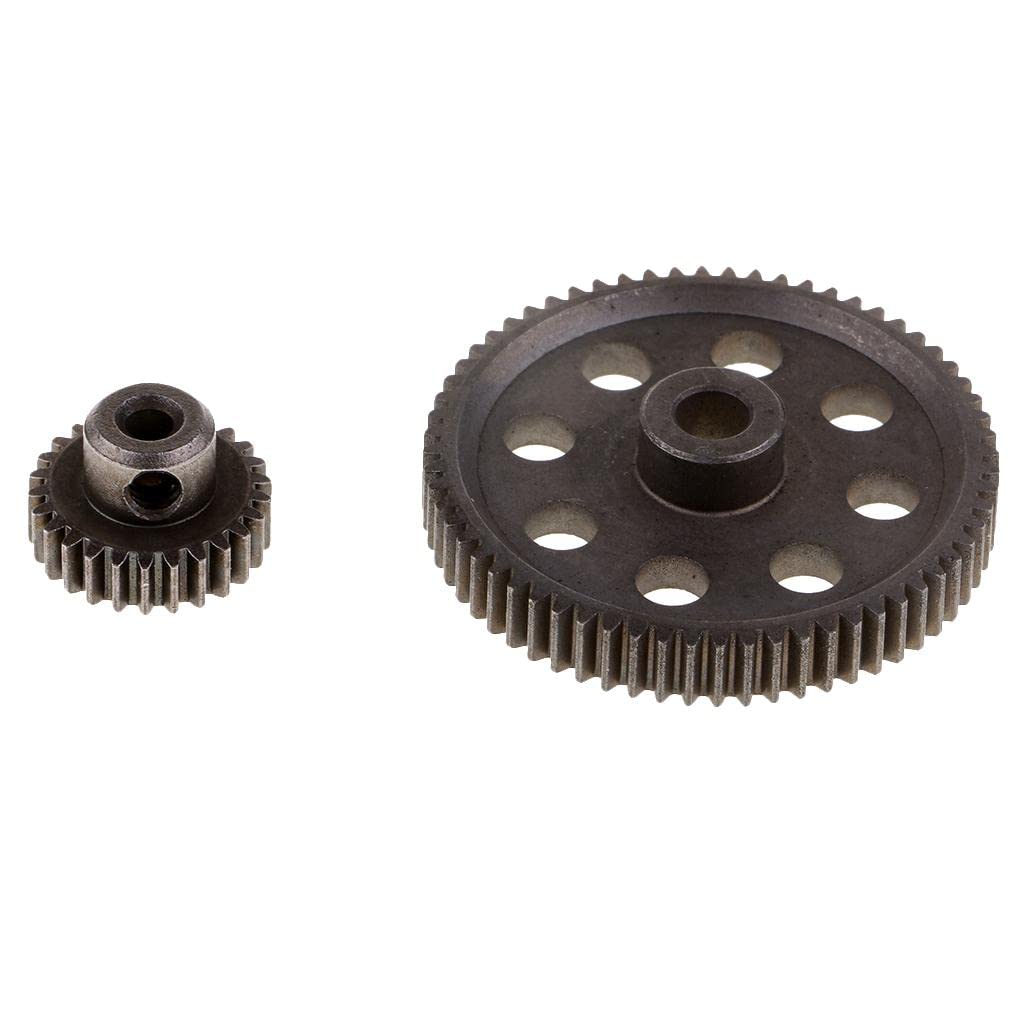 Fashion My Day® Steel Metal Main Gear Motor Pinion Gears 26T/64T for 1:10 RC HSP Redcat RC Truck-image-38