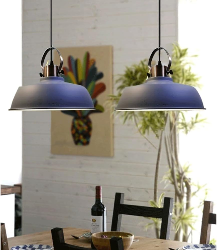Wytrzymała i trwała żelazna lampa wisząca, odporna na rdzę, szara, minimalistyczna dekoracja domu, lampa wisząca z liny, do restauracji, sypialni