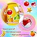 Realistic Fruit and Vegetable Stickers for Kids 50Pcs Cute Fruit Stickers for Water Bottle Vinyl Waterproof Sticker for Laptop Scrapbook Kids Classroom Party Supplies