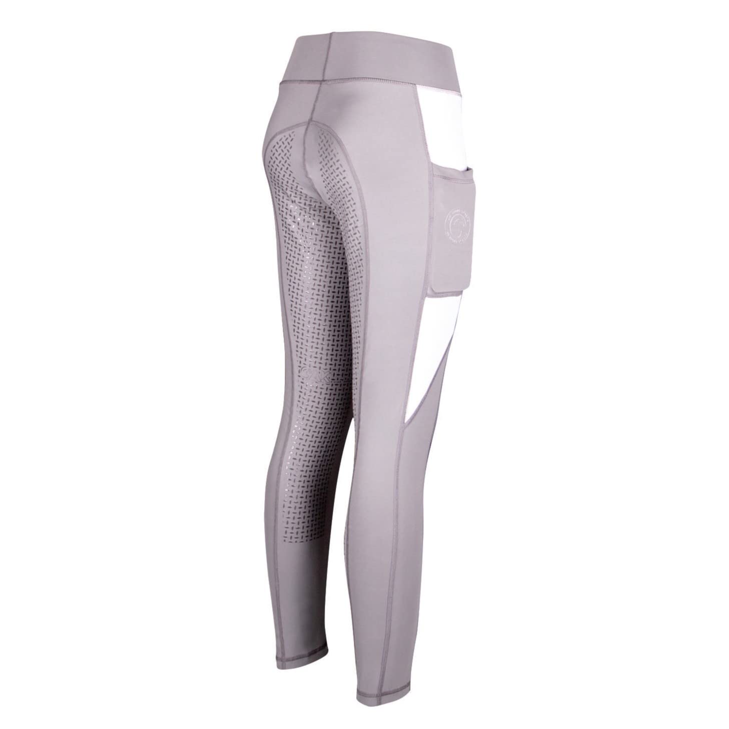 AK Comptec Collants/Leggings/Culottes d'équitation Taille Haute Respirant avec Grip en Silicone AKRS 6059