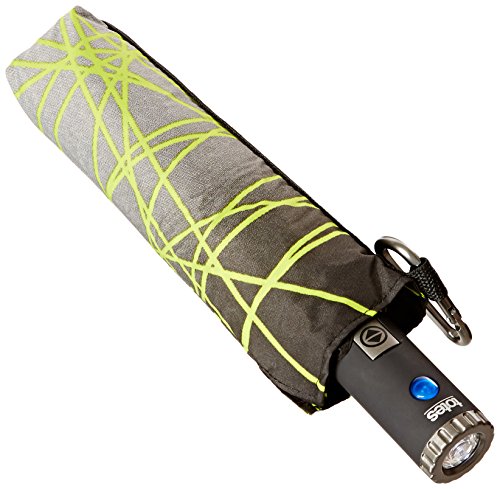 Totes Trx Auto Open And Close Light N Go Traveler Umbrella With Built In Led Flashlight, Strength, One Size #TOP2