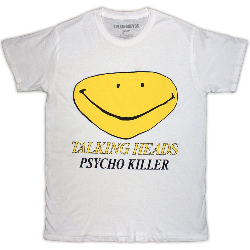 Talking Heads Psycho Killer T Shirt XXL White