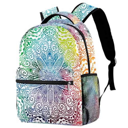 Sac de voyage décontracté mandala coloré pour weekend et loisirs