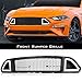 G-PLUS Front Upper Mesh Grille w/DRL LED Light Compatible with Ford Mustang 2015 2016 2017 Gloss Black