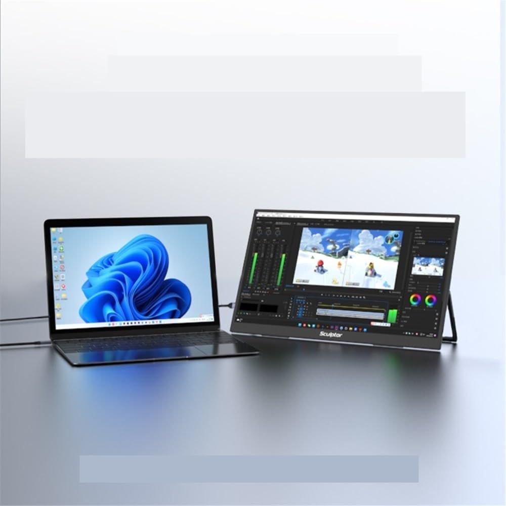 Display portatile da 2,5K e 16 pollici a 120 Hz for laptop, telefoni cellulari schermi secondari estesi Monitor per Smart Working