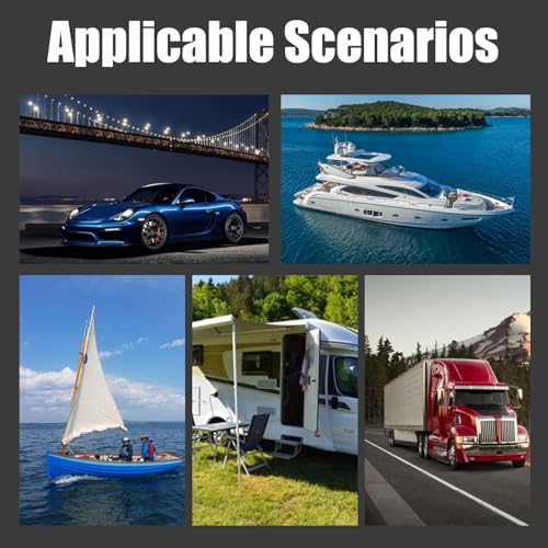 Brújula para barco multiuso ajustable para carro y navegación marina, compatible con botes, caravanas y camiones miniatura 4