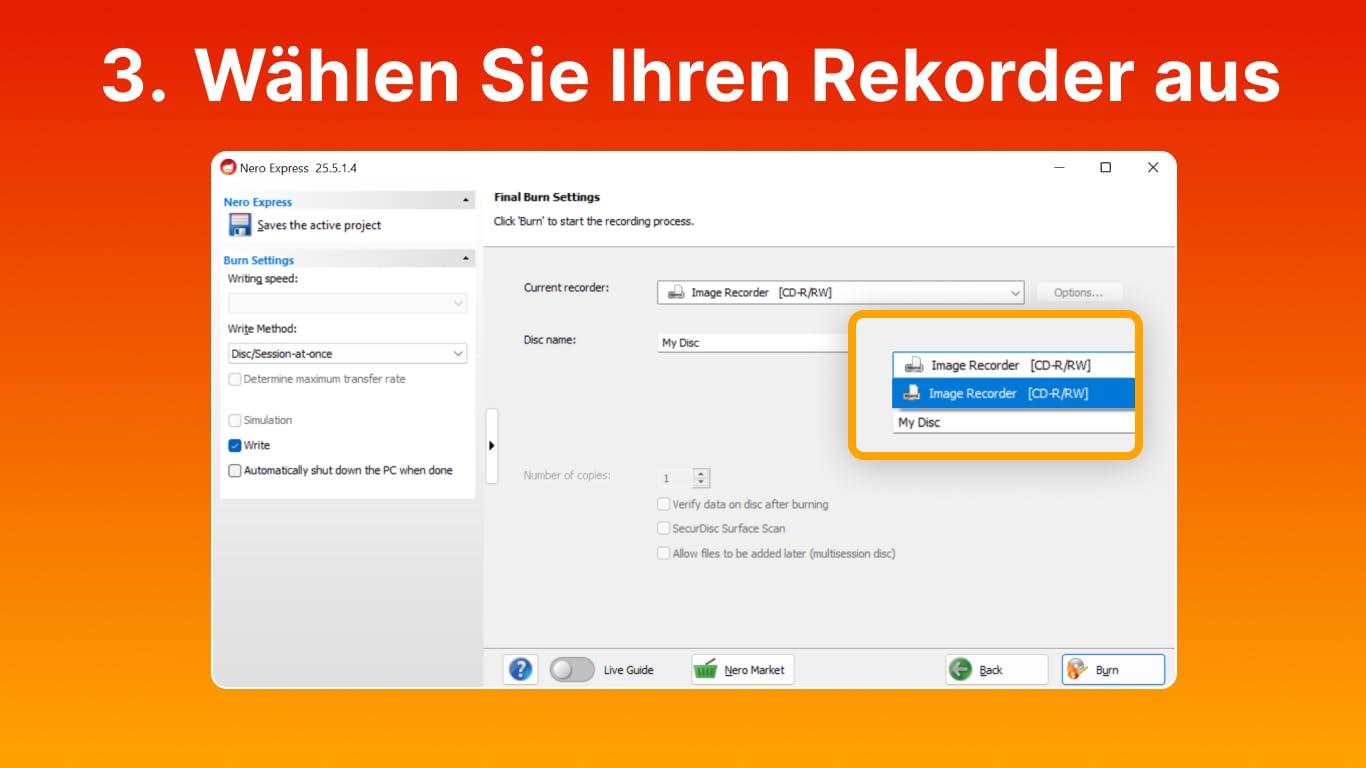 Nero Burning ROM 2026 | Das Original | Brennprogramm | CD DVD Bluray Brennen | Rippen | Kopieren | 1 PC | Windows 11 / 10 / 8 / 7