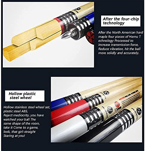 Taco de Billar Maple Billiard Pool Cue 57Inch 13Mm miniatura 6