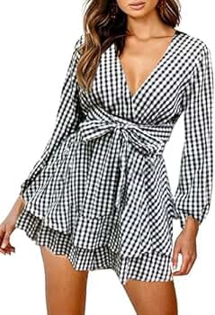 ✴︎Ameri✴︎MANY WAY LADY LIKE FRILL ROMPERS LADY LIKE PUFF SHORT ROMPERS