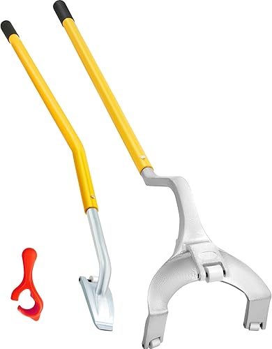 Vista 9 de Vevor Mophorn - Herramienta de montaje de neumáticos de acero de 22.5 a 24.5 pulgadas, herramienta de cambio de semirneumáticos con protector