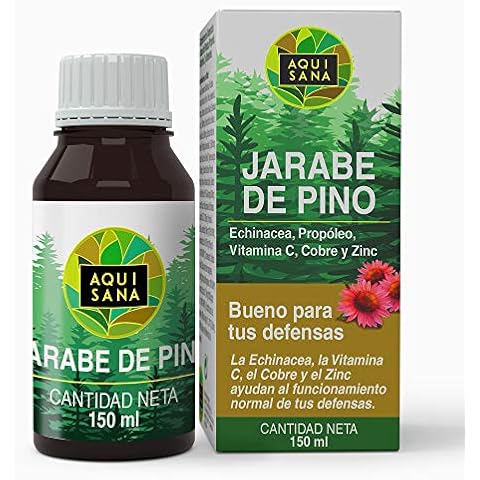 Jarabe de Pino con Equinácea y Propóleo Aquisana Cover
