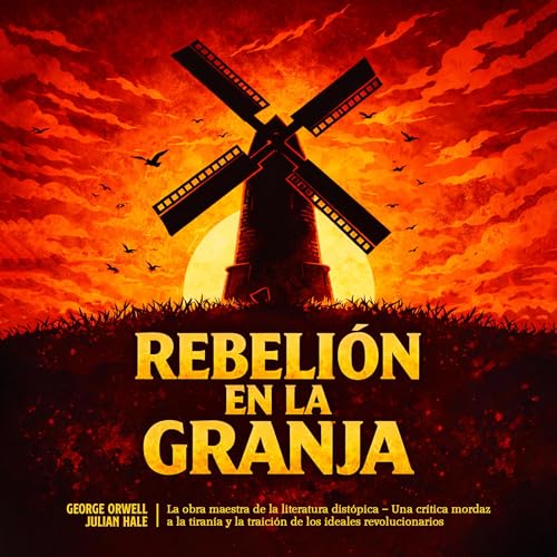 Diseño de la portada del título Rebeli&oacute;n en la Granja