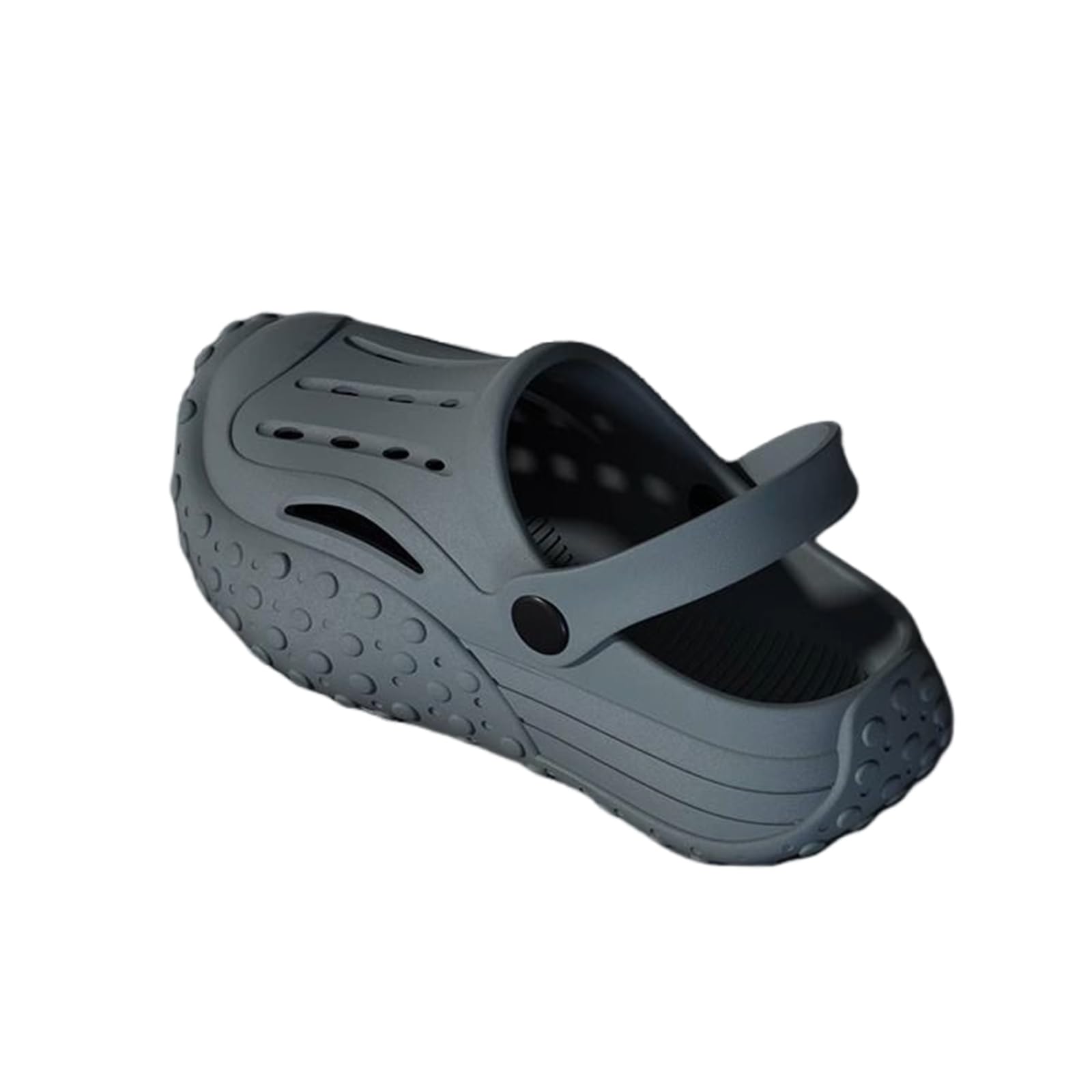 LSQSLBD Sliders Summer Men Clogs Hollow Out Breathable Eva Slippers Non-slip Casual Beach Sandals For Swimming-40-41-gray
