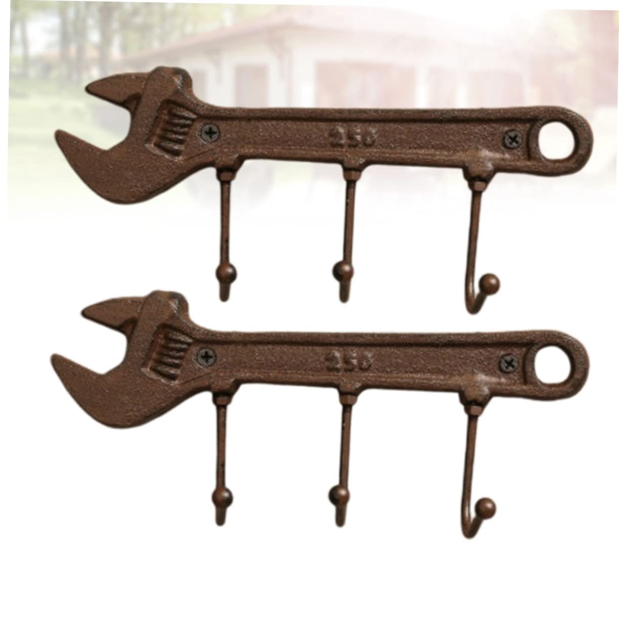 Ganci Appendiabiti Stile Industriale - Chiave Inglese Metallica Vintage Per Parete - Foto 5