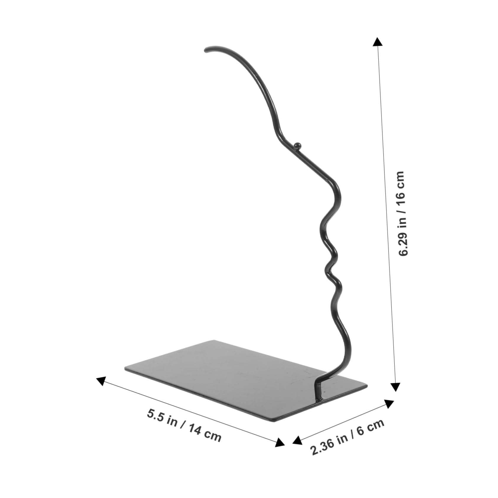 Didiseaon 2 Pièces présentoir à lunettes nom Branché presentoir lunettes support lunette lunettes de soleil support de moniteur support de porte-lunettes de bureau support de lunettes le fer