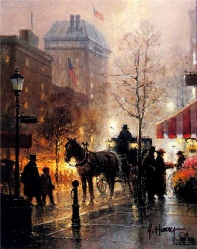 Amazon.co.jp: g. Harvey – 花のA Ladyキャンバス : ホーム＆キッチン