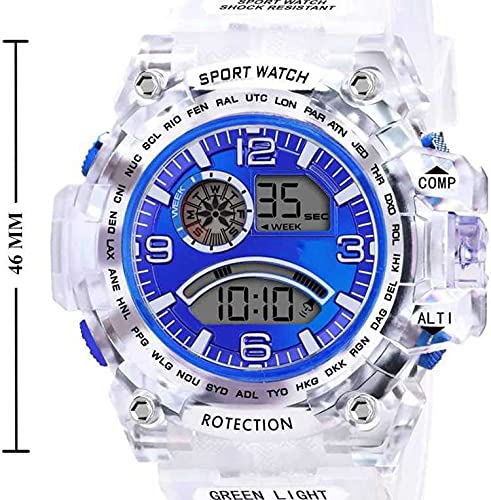 Image of FROZIL Shockproof Multi-Functional Multicolor Strap Waterproof Digital Sports Watch for Men's Kids Watch for Boys