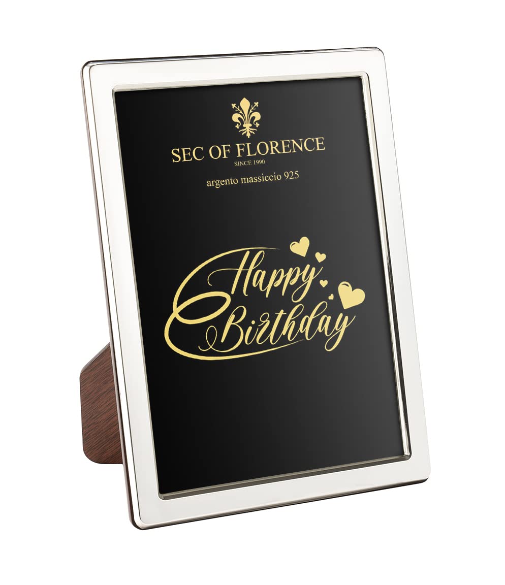 Cadre photo 13x18 argent massif 925, cadeau d'anniversaire maman et femme
