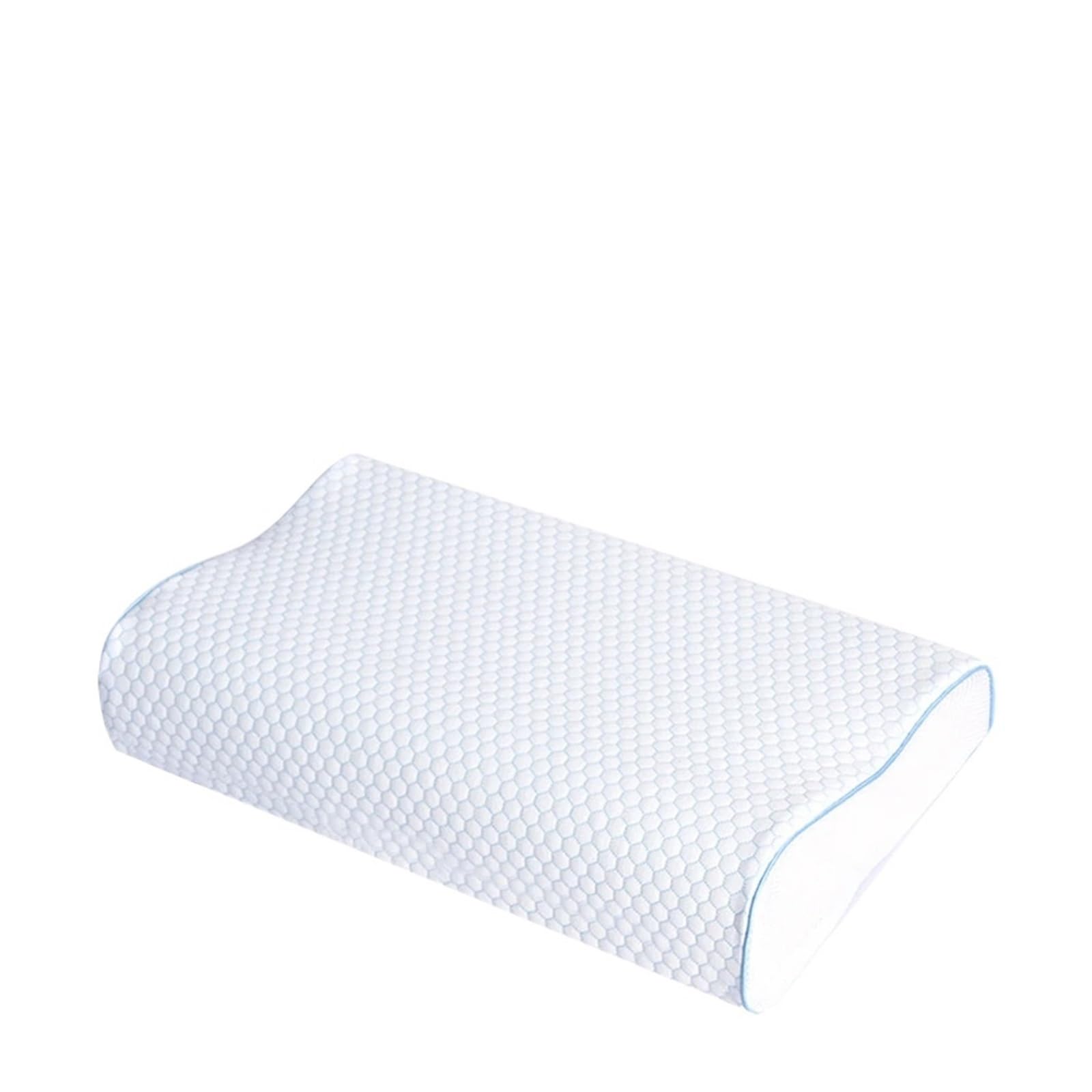 BNVEWR Pectin Pillow, Pillow Memory Foam Slow Rebound Neck Relax Comfortable Sleep,Breathable(White)