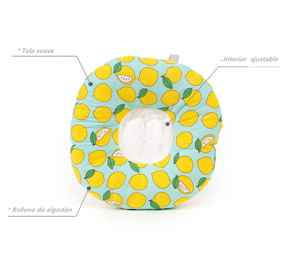 Isabelino Cat Collar Pet Recovery Collar Protective Collar for Cats Soft Cone Collars (Light Green, S), multi-coloured - Image 3