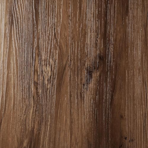 Lacheery M27-18 18-Pack 36 Inchx6 Inch Peel And Stick Barn Wood Floor Tile Stickers Peel And Stick Bathroom Floor Tiles Brown Wood Flooring Planks Waterproof Self Adhesive Vinyl Floor Tiles Vintage Wood Look Plank thumb #6