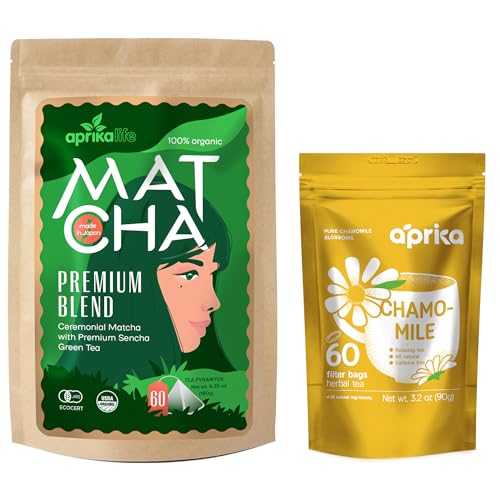Té en bolsitas con mezcla de matcha y manzanilla miniatura 1