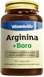 Vitaminlife Arginina +Boro (+ Ácido Aspartico + Zinco)