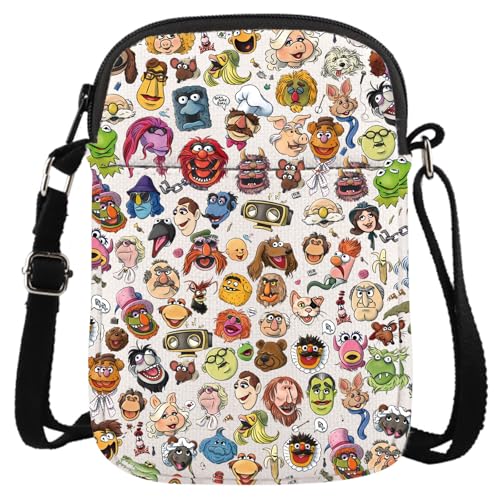 JTOUK TV Series Inspired Gift Its Time To Meet Classic Characters Group Tote Bag for Comedy Fans (Mup Character CR EU)