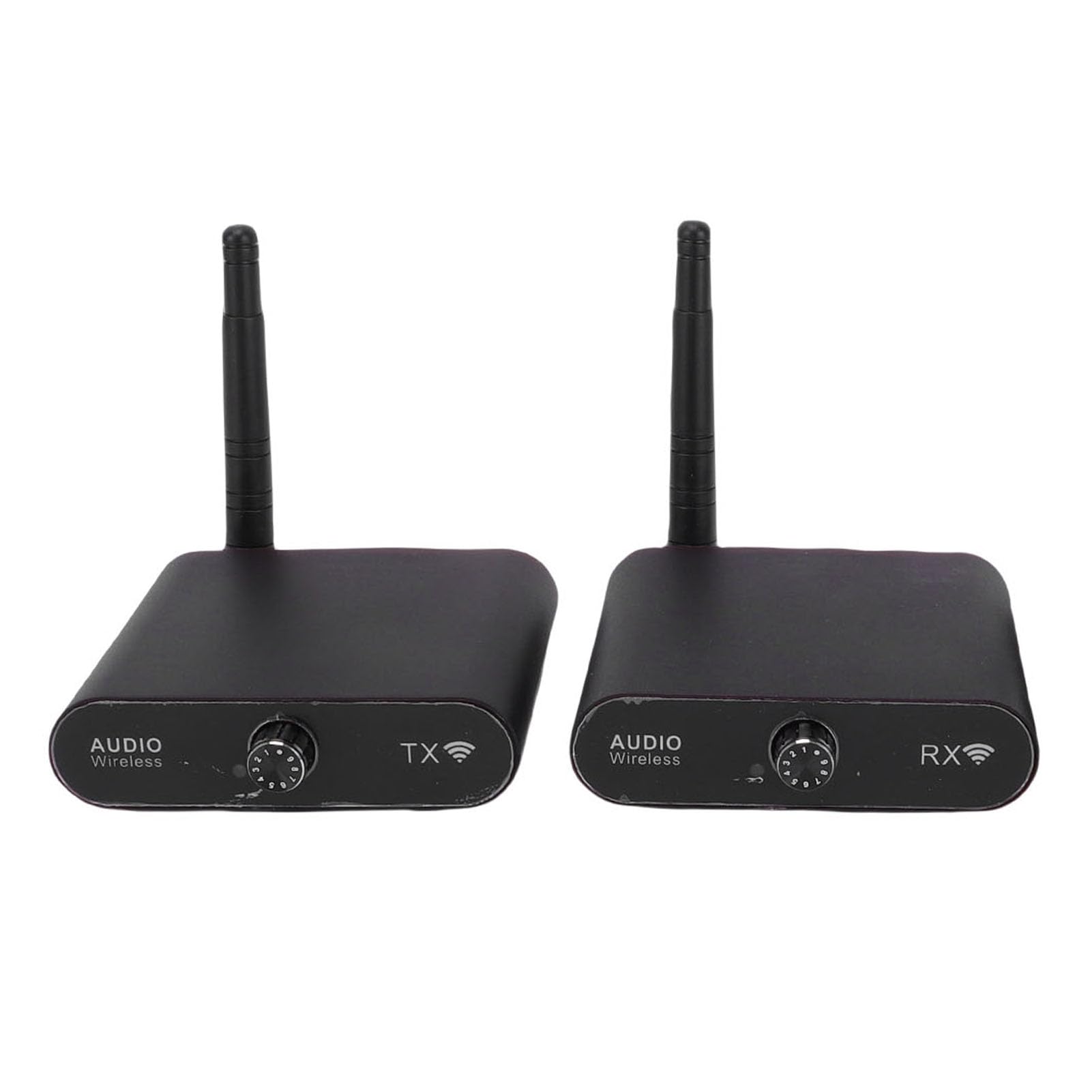Tosuny Set Trasmettitore e Ricevitore Wireless 2.4GHz con 2 Ricevitori | Zero Delay HiFi Sound Adapter Kit, 100m Range, for Speakers, TV, Home