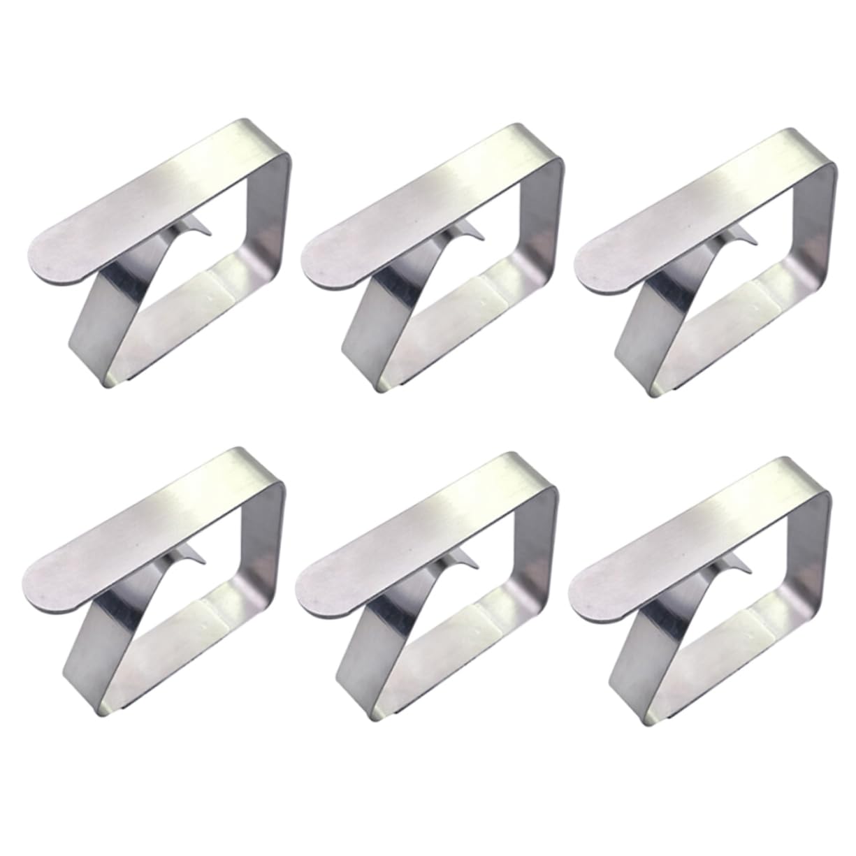 NAMOARLY Small Tablecloth Clips 12pcs Square Tablecloth Holders Windproof Tablecloth Clamps for Home Wedding Party Buffet