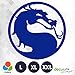 Decus Mortal Kombat XXL 0131 (Blu) // Adesivo OEM JDM Style Vinyl Transfer
