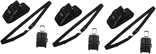 NOLITOY 3 Peças Alça De Bagagem Cruzada Etiquetas De Bagagem De Viagem Para Malas Alças De Ligação De Mochila Tiras De Nylon Tiras De Bagagem Para Saco De Dormir Cinta O Cinto De Carga