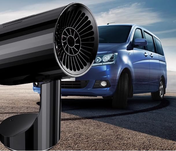 12V 150W Portable Auto Ceramic Heater Fan - Car Heater, Defogger, Fan with 3 - Outlet Cig Lighter Plug-in for Fast Defrost/Defog and Heating