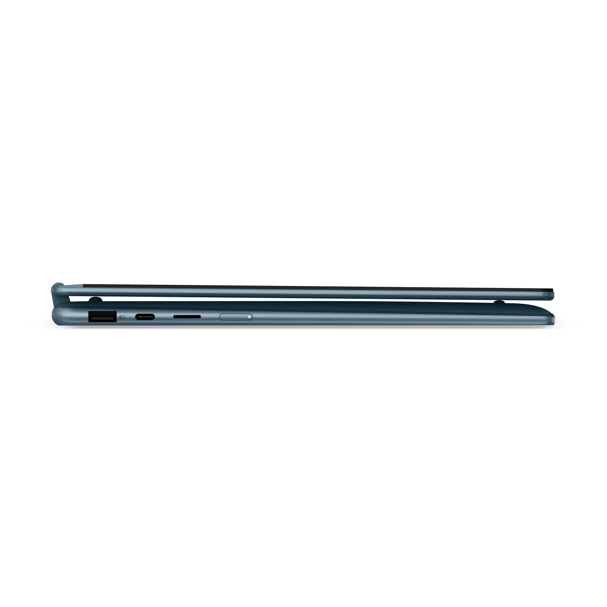 Lenovo Yoga 7 - Ordenador portátil 2 en 1, Copilot+PC, 14" WUXGA OLED, AMD Ryzen AI 7 350, 16 GB de RAM, SSD de 512 GB, AMD Radeon 860M, Win11, QWERTZ, Tidal Teal, 3 Meses Premium Care, Incluye Funda