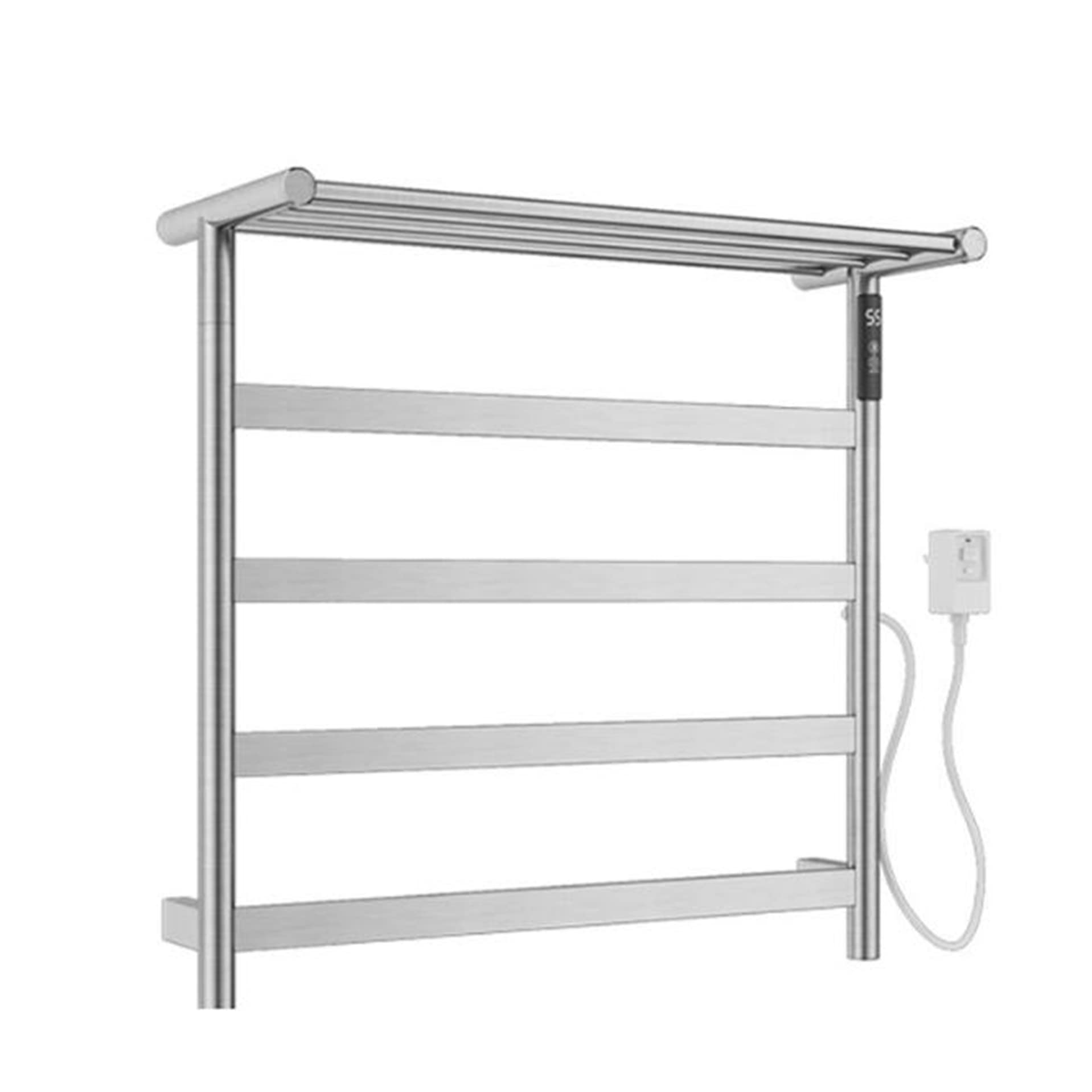 Toallero eléctrico de acero inoxidable 304 de diseño minimalista con temporizador
