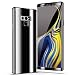 Case for Sumsung Galaxy Note 9 Super Slim 360 Degree Full Body Protection 3 in 1 Plating Mirror Case Anti-Scratch for Note 8 (Black, Sumsung Galaxy Note 9 6.4")