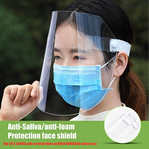 Anti Pollution Protective Hat Transparent Adjustable Shield Dustproof Outdoor Mask Cover