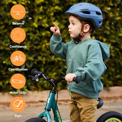 Image of Retrospec Cub Plus Toddler Balance Bike for Boys & Girls Ages 18 Months - 4 Years No Pedals with Lightweight Frame and Adjustable V-Brake, Seat and Handlebar for Kids