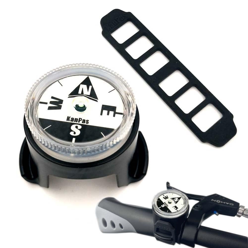 KanPas BK-37NEW Travel Version Luminous Compass for Bicycle Motorcycle ATV-image-6