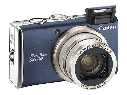 Canon PowerShot SX200 IS Digitalkamera (12 MP, 12-fach opt. Zoom, 7,6cm (3 Zoll) Display) blau – Bild 6