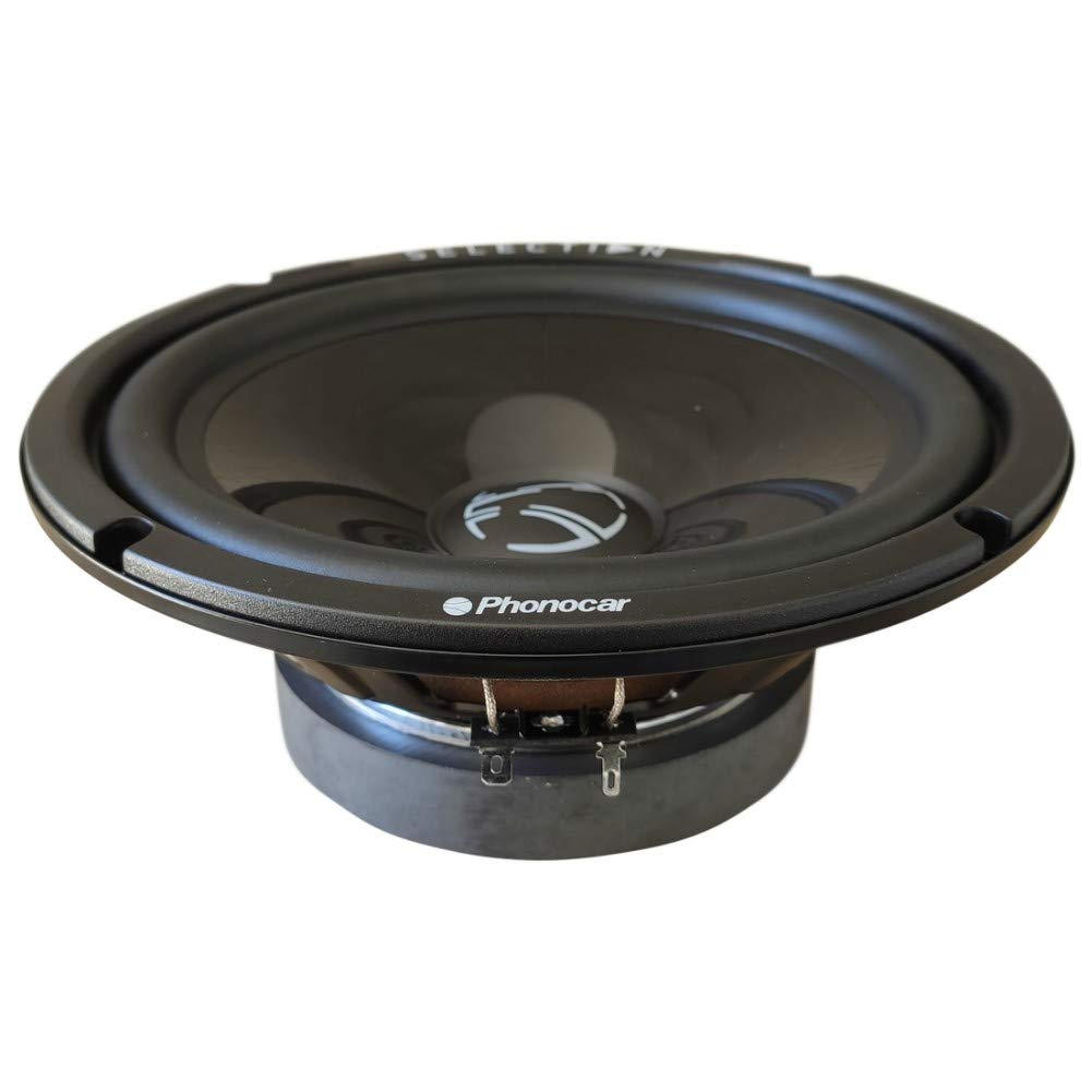 2 altoparlanti PHONOCAR SELECTION 02087 woofer 20,00 cm 200 mm 8" di diametro 260 watt rms 600 watt max 4 ohm 90 db spl auto, a coppia