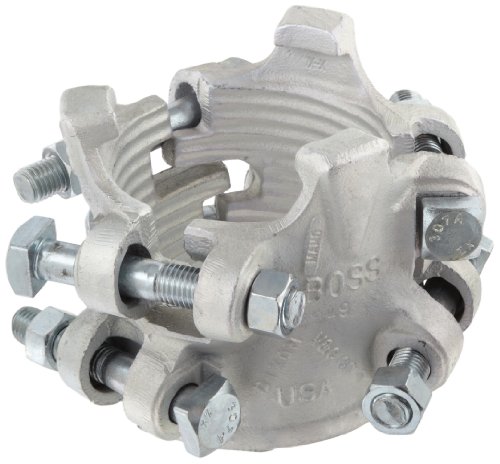 Image of Dixon BS49 Plated Iron Boss Clamp, 4 inch Hose ID, 4-56 /64 inch - 5-16 /64 inch Hose OD