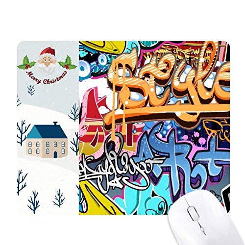 Tapis de souris graffitis anti glisse peinture de rue pittoresque confortable