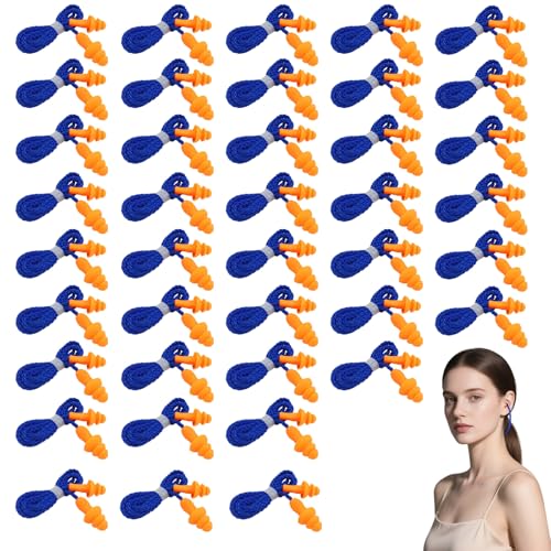 1. Quantità abbondante per ogni esigenza: il set include 40 paia di tappi per orecchie con cavo, garantendo una scorta duratura per ogni situazione in cui sia necessaria protezione acustica. Perfetti per viaggiatori frequenti, studenti o lavoratori in ambienti rumorosi, offrono sempre un ricambio pulito a portata di mano. La confezione numerosa assicura un uso continuativo senza preoccuparsi di esaurire il prodotto, ideale per famiglia, amici o uso personale quotidiano.