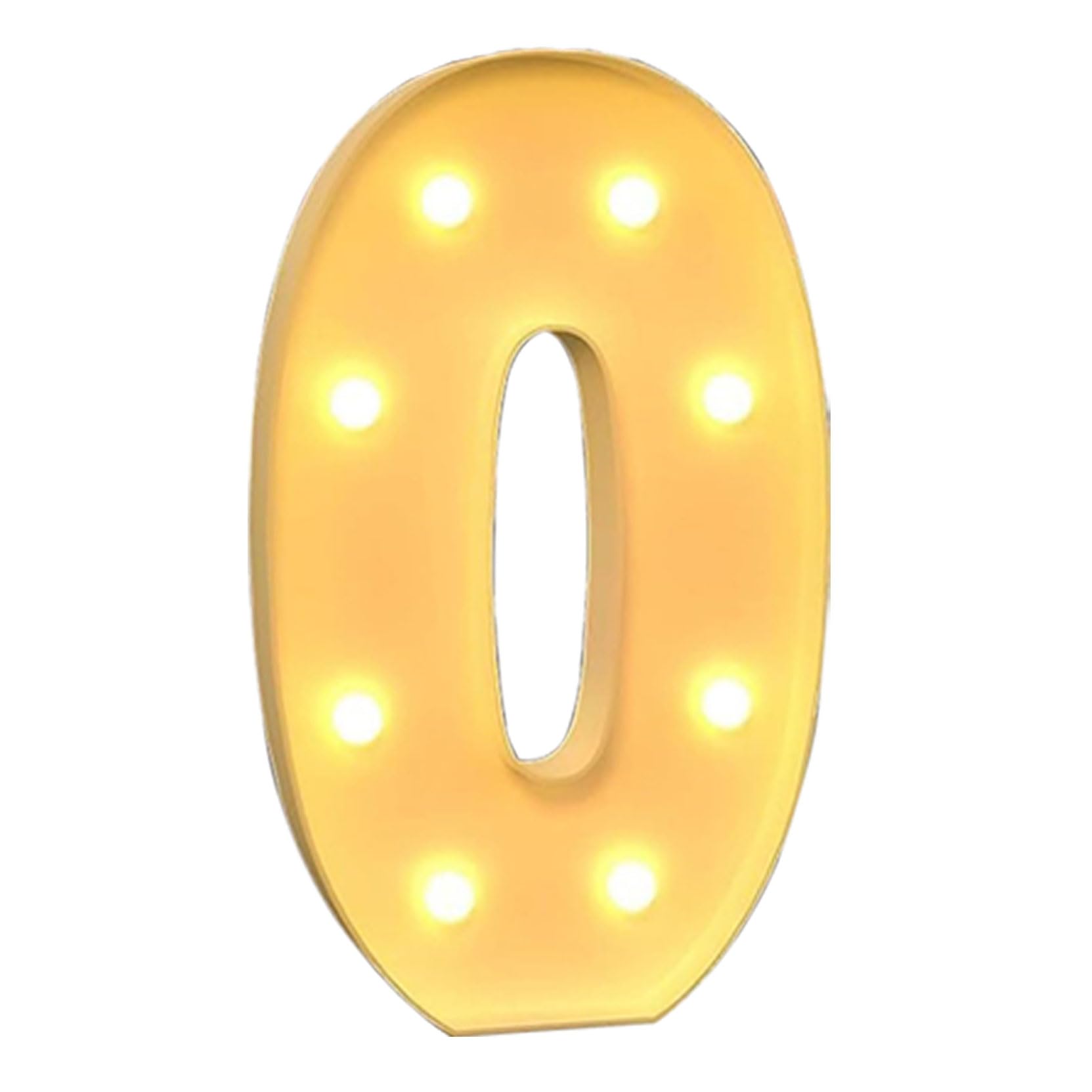 Lettera O decorativa con luce a LED, 100 cm, con mosaico, per compleanni, matrimoni, feste, San Valentino