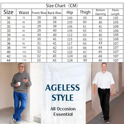 Jett Jeans for Older Men, JettJeans3 Classic Straight Fit Stretch Denim, Business Casual & Everyday Wear2